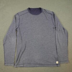 Agave Denim Shirt Mens Small Blue Osler Agave Lux Long Sleeve Crewneck K-1553